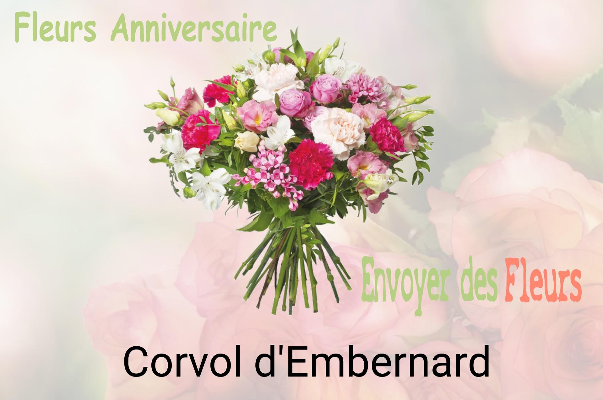 Bouquet de fleurs d’anniversaire livré à Corvol-d'Embernard